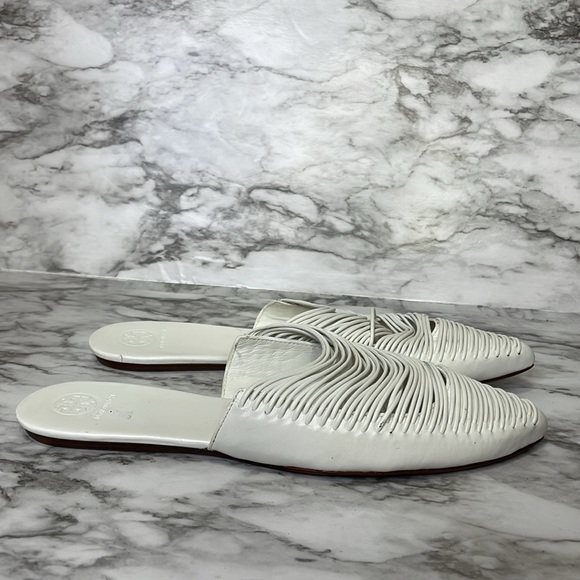 Tory Burch Sienna Flat Slide white Size 11 - Picture 5 of 14